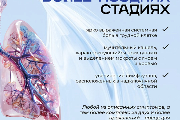Неделя профилактики рака легких проходит в Югре с 3 ноября