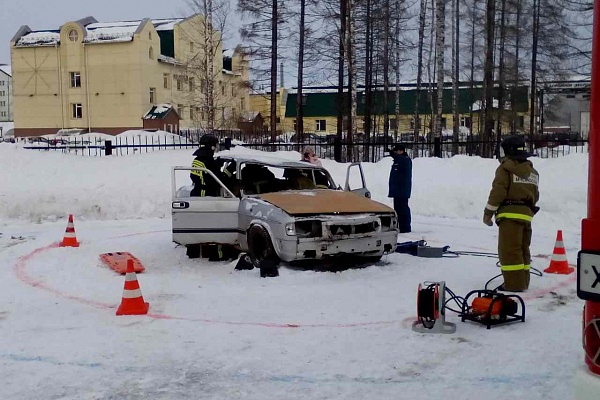 Участие в учениях по теме «Отработка действий оперативных служб города при ликвидации ДТП»