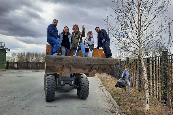 Сегодня 12 мая 2023г на нашей станции прошел субботник 